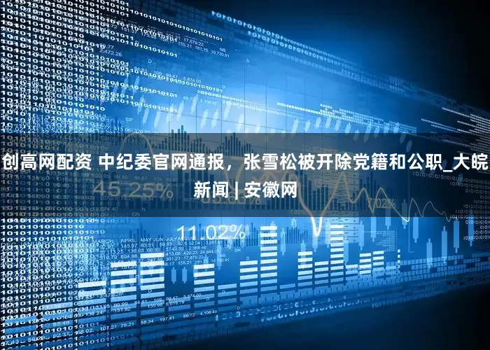 创高网配资 中纪委官网通报，张雪松被开除党籍和公职_大皖新闻 | 安徽网