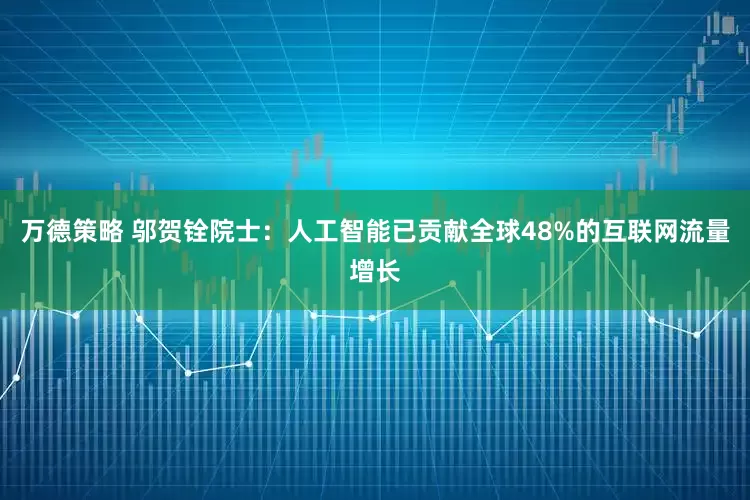 万德策略 邬贺铨院士：人工智能已贡献全球48%的互联网流量增长
