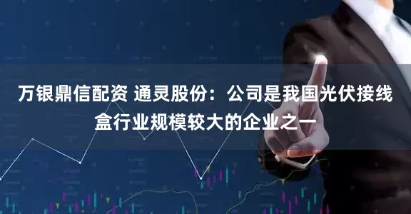 万银鼎信配资 通灵股份：公司是我国光伏接线盒行业规模较大的企业之一